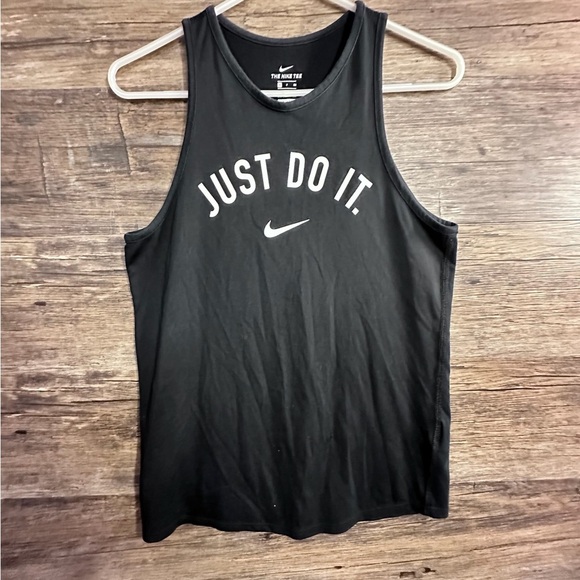 Nike Black Tank Top - Just Do It - Picture 1 of 6
